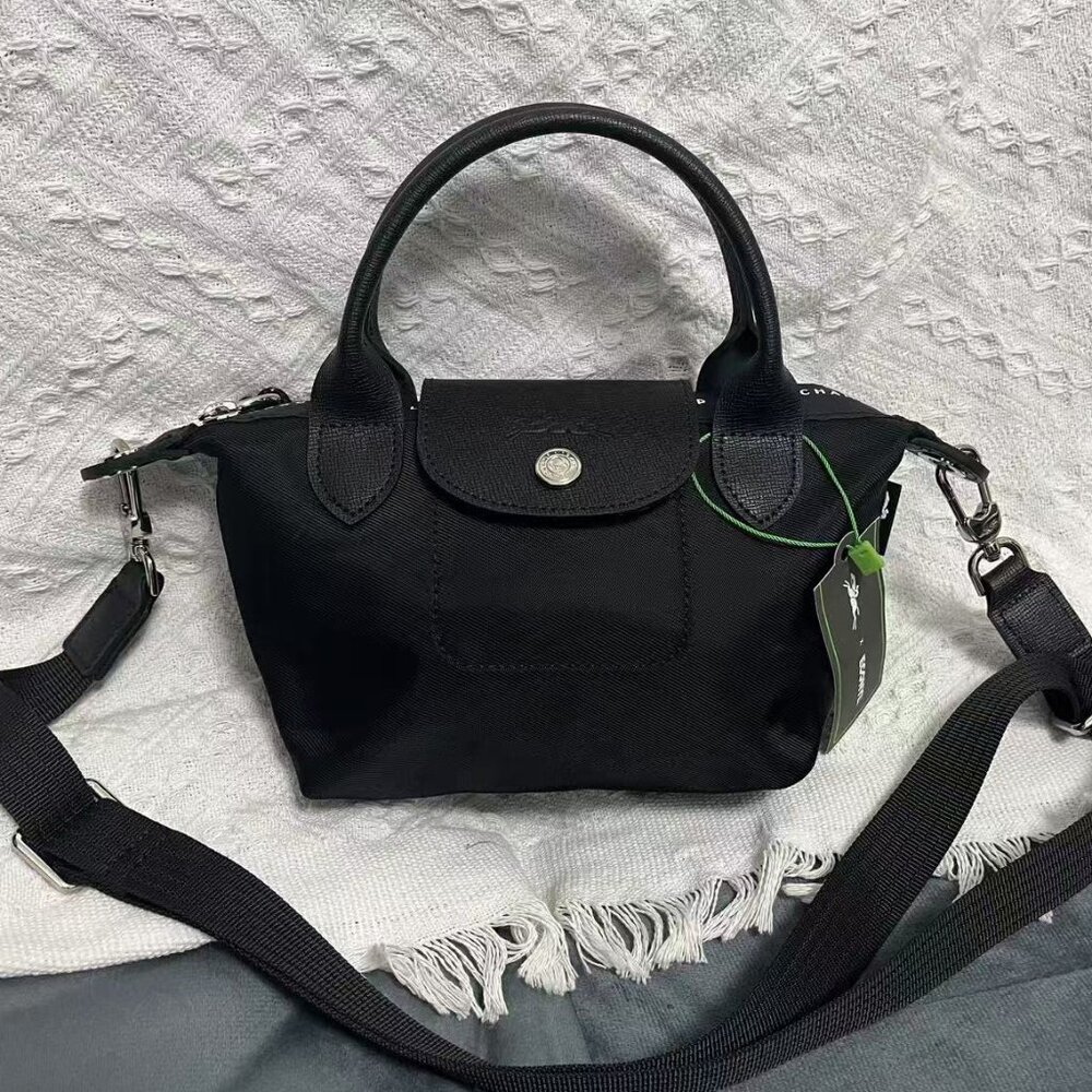 Longchamp Black Mini Crossbody Bag